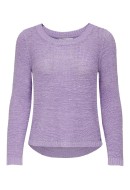 Women Sweater Only Onlgeena Xo Purple Rose