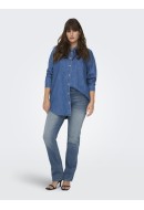 Blugi Dama Onlycarmakoma Caralicia Reg Strt Dot258 Medium Blue Denim