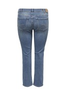 Blugi Dama Onlycarmakoma Caralicia Reg Strt Dot258 Medium Blue Denim