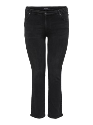 Blugi Dama Onlycarmakoma Caralicia Reg Strt Dot568 Washed Black