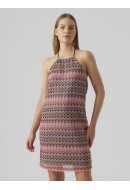 Rochie Vero Moda Vmdicte Halterneck Short Bittersweet Pattern Bon Bon Navy B /Snow White