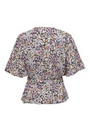 Bluza Dama Jdy Jdysoro 2/4 Wrap Black/Pink Multi