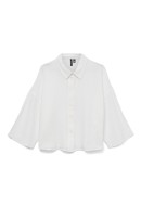 Camasa Dama Vero Moda Vmnatali Crop Wvn Snow White