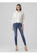 Camasa Dama Vero Moda Vmnatali Crop Wvn Snow White