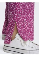 Pantaloni Dama Only Onlnova Lux Tori Slit Very Berry/354 Mono Flower