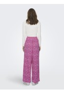 Pantaloni Dama Only Onlnova Lux Tori Slit Very Berry/354 Mono Flower