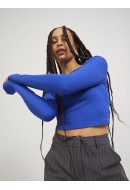 Bluza Dama Jjxx Jxfeline Str Rib Blue Lolite