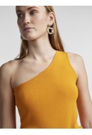 Maieu Dama Yas Yasmilla One Shoulder Knit Flame Orange