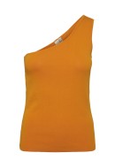 Maieu Dama Yas Yasmilla One Shoulder Knit Flame Orange