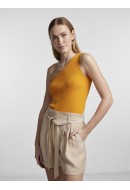 Maieu Dama Yas Yasmilla One Shoulder Knit Flame Orange