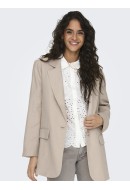 Sacou Dama Only Onlcaro-Lana Ovs Lin Oxford Tan