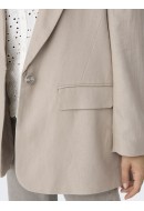 Sacou Dama Only Onlcaro-Lana Ovs Lin Oxford Tan