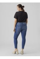 Blugi Dama Vero Moda Curve Vmfanyaslim Vi3312 Medium Blue Denim