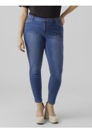 Blugi Dama Vero Moda Curve Vmfanyaslim Vi3312 Medium Blue Denim