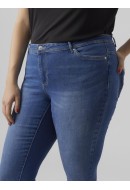 Blugi Dama Vero Moda Curve Vmfanyaslim Vi3312 Medium Blue Denim