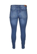 Blugi Dama Vero Moda Curve Vmfanyaslim Vi3312 Medium Blue Denim