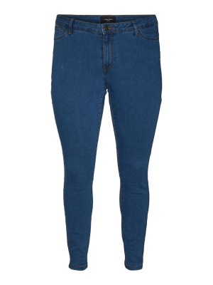 Blugi Dama Vero Moda Curve Vmrudy Slim Medium Blue Denim