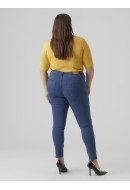 Blugi Dama Vero Moda Curve Vmrudy Slim Medium Blue Denim