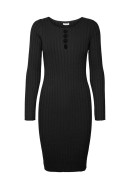 Rochie Noisy May Nmfrey Boatneck Mini Knit Black
