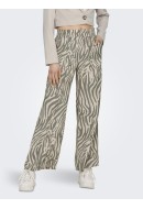 Women Pants  Jacqueline De Young Jdycamille Mw Wide Sandshell/Vetiver Zebra