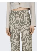 Pantaloni Dama Jacqueline De Young Jdycamille Mw Wide Sandshell/Vetiver Zebra