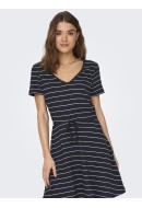 Rochie Only Onlmay V-Neck Short Jrs Night Sky /Cloud Dancer