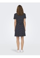 Rochie Only Onlmay V-Neck Short Jrs Night Sky /Cloud Dancer