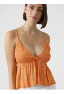 Maieu Dama Vero Moda Vmmenny Smock Singlet Georgia Peach/Melin