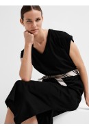 Rochie Selected Slfessential V-Neck Ankle Black