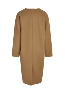 Women Coat Noisy May Nmbillie V-Neck Chipmunk