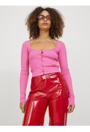 Cardigan Dama Jjxx Jxfunny Str Rib French Carmine Rose