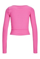 Cardigan Dama Jjxx Jxfunny Str Rib French Carmine Rose