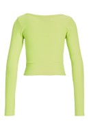 Women Cardigan Jjxx Jxfunny Str Rib Jrs Lime Punch