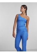Women Top Pieces Pcarianna One Shoulder Directoire Blue