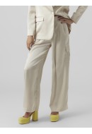 Pantaloni Dama Vero Moda Vmlanalivia Hr Wide Satin Pumice Stone