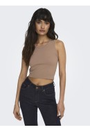 Maieu Dama Only Onlvicky Seamless O-Neck Sl Cropped Beaver Fur