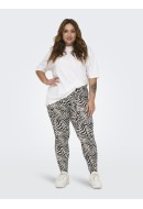 Women Leggings Only Carmakoma Carvilea Black/Zebra