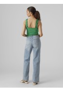 Maieu Dama Vero Moda Vmmedosiabel Sl Crop Bright Green