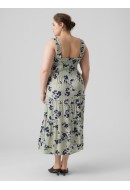 Dress Vero Moda Curve Vmmenny Smock Calf Reseda /Mille