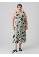 Dress Vero Moda Curve Vmmenny Smock Calf Reseda /Mille