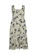 Dress Vero Moda Curve Vmmenny Smock Calf Reseda /Mille