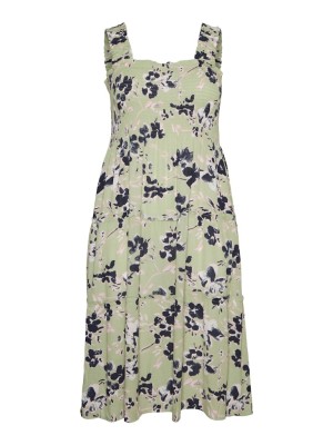 Dress Vero Moda Curve Vmmenny Smock Calf Reseda /Mille