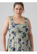Dress Vero Moda Curve Vmmenny Smock Calf Reseda /Mille