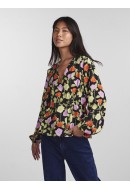 Bluza Dama Pieces Pcblossom Wrap Violet /Flower