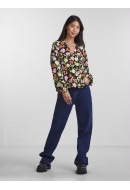 Bluza Dama Pieces Pcblossom Wrap Violet /Flower