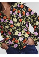 Bluza Dama Pieces Pcblossom Wrap Violet /Flower