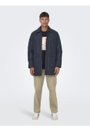 Men Jacket Only&Sons Onsaiden Dark Navy