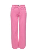 Women Jeans Jacqueline De Young Celia Hw Wide Color Pink Power