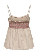 Maieu Dama Only Onlirna Smock Mic Warm Sand