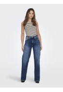 Maieu Dama Jacqueline De Young Jdyfransiska Sl Button Cloud Dancer /Walnut